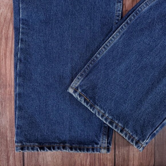 Vintage Levis 505 Mens 34X30.5 Regular Fit Straight Leg Red Tab Denim Jeans Y2K - Picture 10 of 16